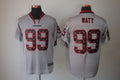 Men's Houston Texans J.J. Watt #99 Gray Game Player Jersey1