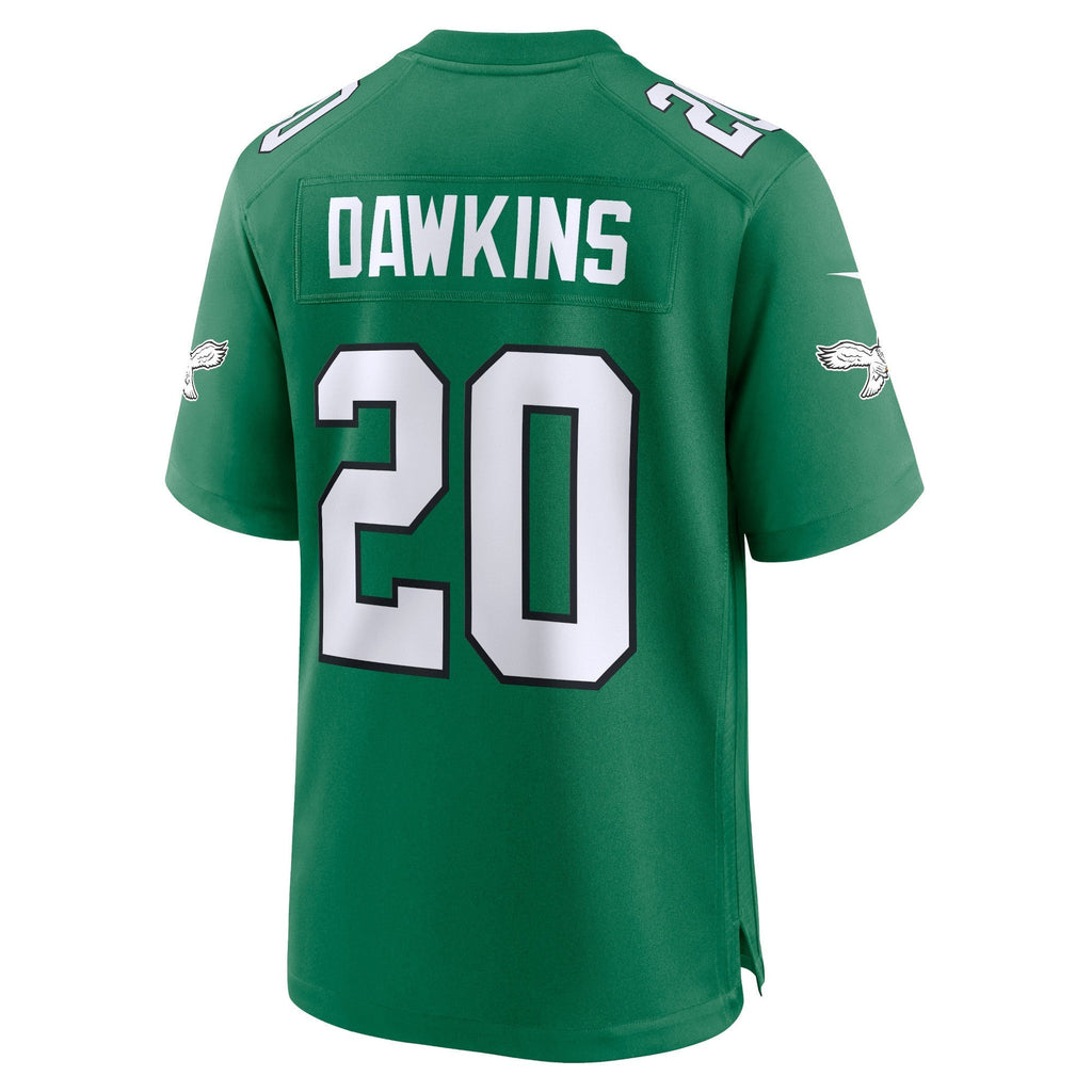 Brian Dawkins Philadelphia Eagles Nike Alternate Retired   Game Jersey - Kelly Green