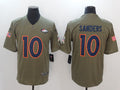 Men's Denver Broncos Emmanuel Sanders #10 Brown Game Jersey1