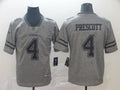 Men's Dallas Cowboys Dak Prescott #4 Gray Alternate Game Jersey1