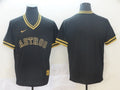 Men's Los Angeles Angels Black Blank Replica Player Jersey1