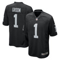 Number 1 Groom Las Vegas Raiders Nike Game Jersey - Black