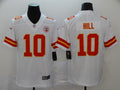 Men's Kansas City Chiefs Tyreek Hill #10 White Away Game Player Jersey1