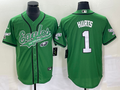 Men's Philadelphia Eagles Jalen Hurts #1 Kelly Green Game Jersey1 Joint Edition