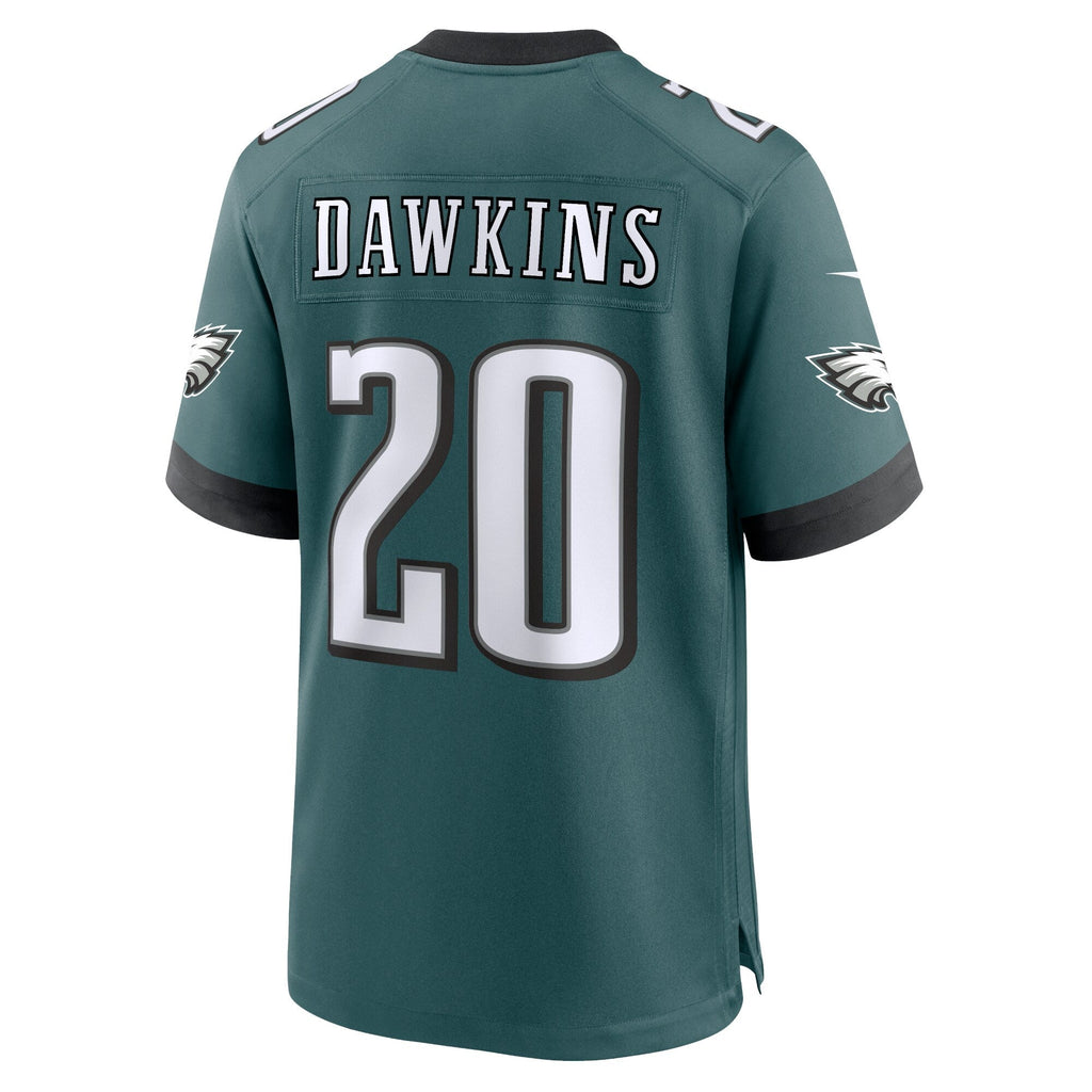 Brian Dawkins Philadelphia Eagles Nike Team Game Jersey - Midnight Green