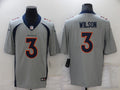 Men's Denver Broncos Russell Wilson #3 Gray Inverted Game Jersey1