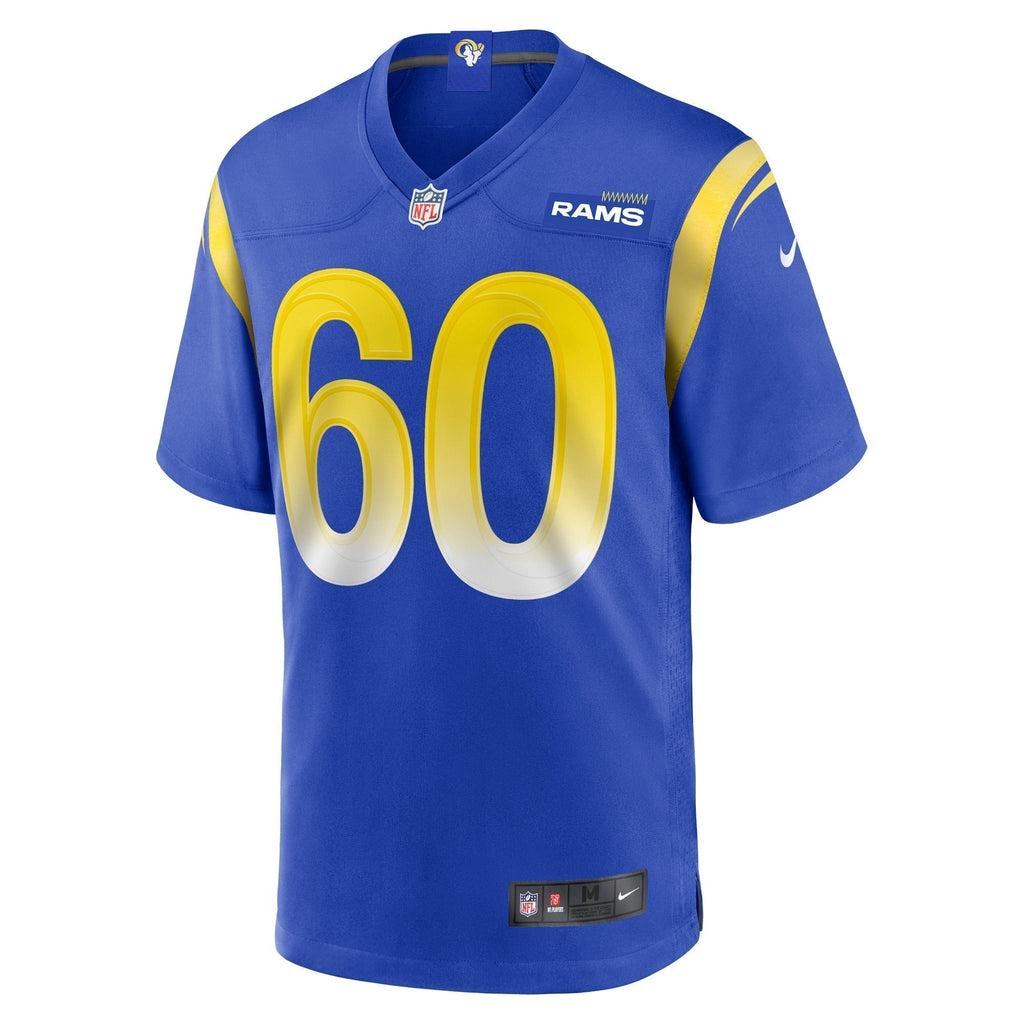 Logan Bruss Los Angeles Rams Nike Game   Jersey - Royal