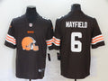 Men's Cleveland Browns Baker Mayfield #6 Brown Player Game Jersey1