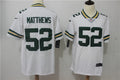 Men's Green Bay Packers Clay Matthews #52 White Game Player Jersey1