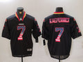Men's San Francisco 49ers Colin Kaepernick #7 Black Team Game Jersey1
