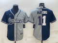 Men's Dallas Cowboys Micah Parsons #11 Navy/Gray Player Jersey1 Joint Edition