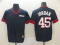 Men's Chicago White Sox Michael Jordan #45 Navy Replica Baseball Jersey1