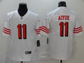 Men's San Francisco 49ers Brandon Aiyuk #11 White Game Player Jersey1
