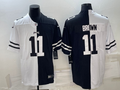 Men's Philadelphia Eagles A.J. Brown #11 Black/White Game Jersey1