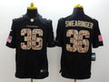 Men's Houston Texans D. J. Swearinger #36 Black Game Player Jersey1