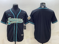 Men's Jacksonville Jaguars Black Blank Jersey1
