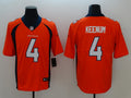 Men's Denver Broncos Case Keenum #4 Orange Game Jersey1