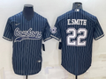 Men's Dallas Cowboys Emmitt Smith #22 Navy Player Jersey1 Joint Edition
