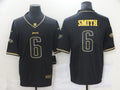 Men's Philadelphia Eagles DeVonta Smith #6 Black Game Player Jersey1
