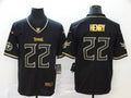 Men's Tennessee Titans Derrick Henry #22 Black Game Jersey1