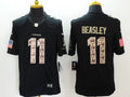 Men's Dallas Cowboys Cole Beasley #11 Black Game Player Jersey1