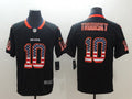 Men's Chicago Bears Mitch Trubisky #10 Black Team Game Jersey1