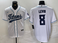 Men's Tennessee Titans Will Levis #8 White Player Jersey1