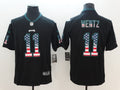 Men's Philadelphia Eagles #11 Carson Wentz Black Game Jersey1