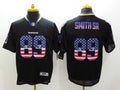 Men's Baltimore Ravens Steve Smith Sr #89 Black Game Jersey1