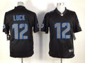 Men's Indianapolis Colts Andrew Luck #12 Black Game Jersey1