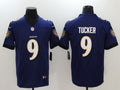 Men's Baltimore Ravens Justin Tucker #9 Purple Game Player Jersey1
