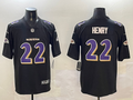 Men's Baltimore Ravens Derrick Henry #22 Carbon Black Fashion Jersey1