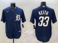 Men's Detroit Tigers Colt Keith #33 Navy Replica Player Jersey