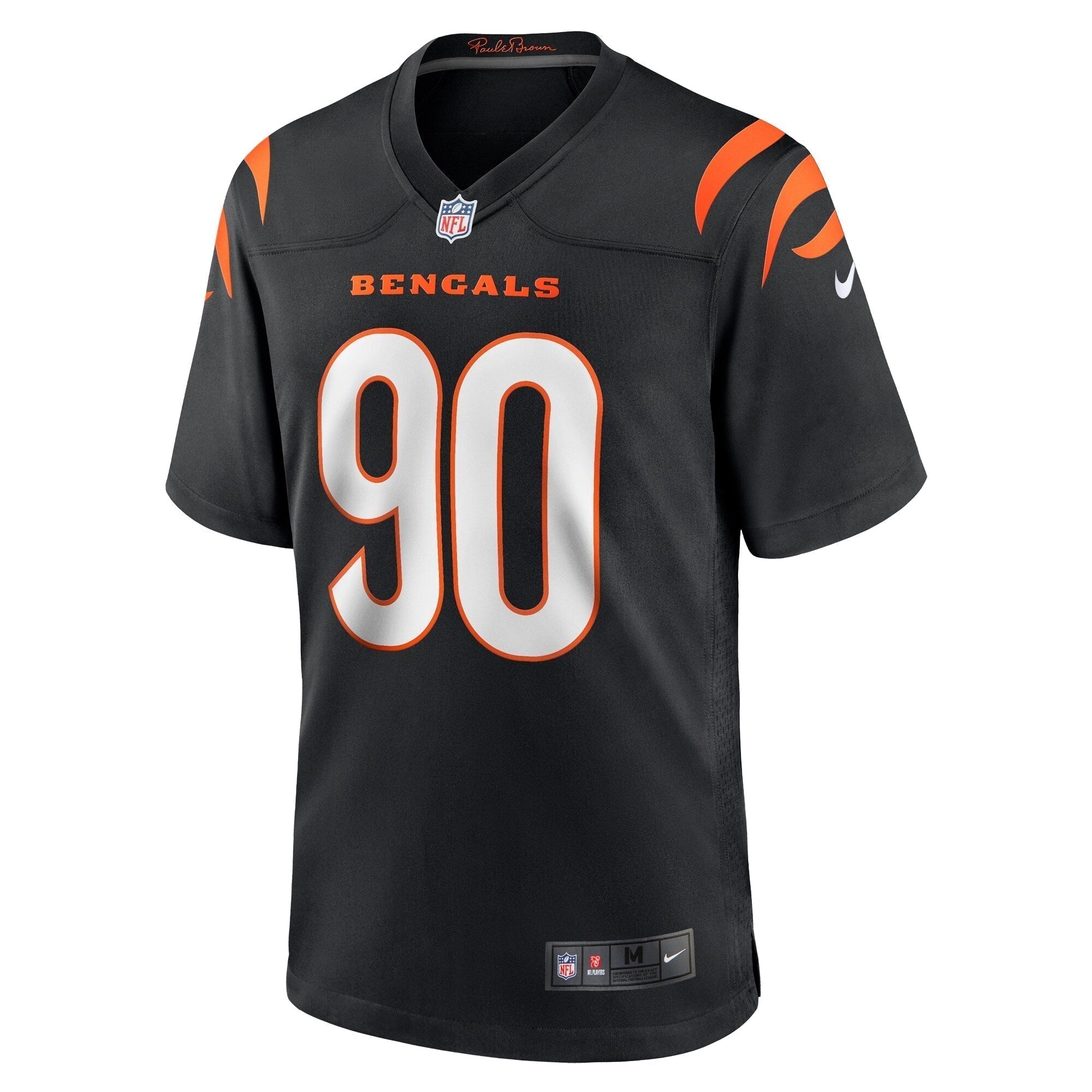 Owen Carney Cincinnati Bengals Nike Home Game   Jersey - Black