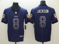 Men's Baltimore Ravens Lamar Jackson #8 Purple Alternate Game Jersey1