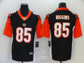 Men's Cincinnati Bengals Tee Higgins #85 Black Game Jersey1