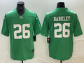 Men's Philadelphia Eagles Saquon Barkley #26 Kelly Green Game Player Jersey1