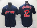 Men's Boston Red Sox Xander Bogaerts #2 Navy Replica Baseball Jersey1
