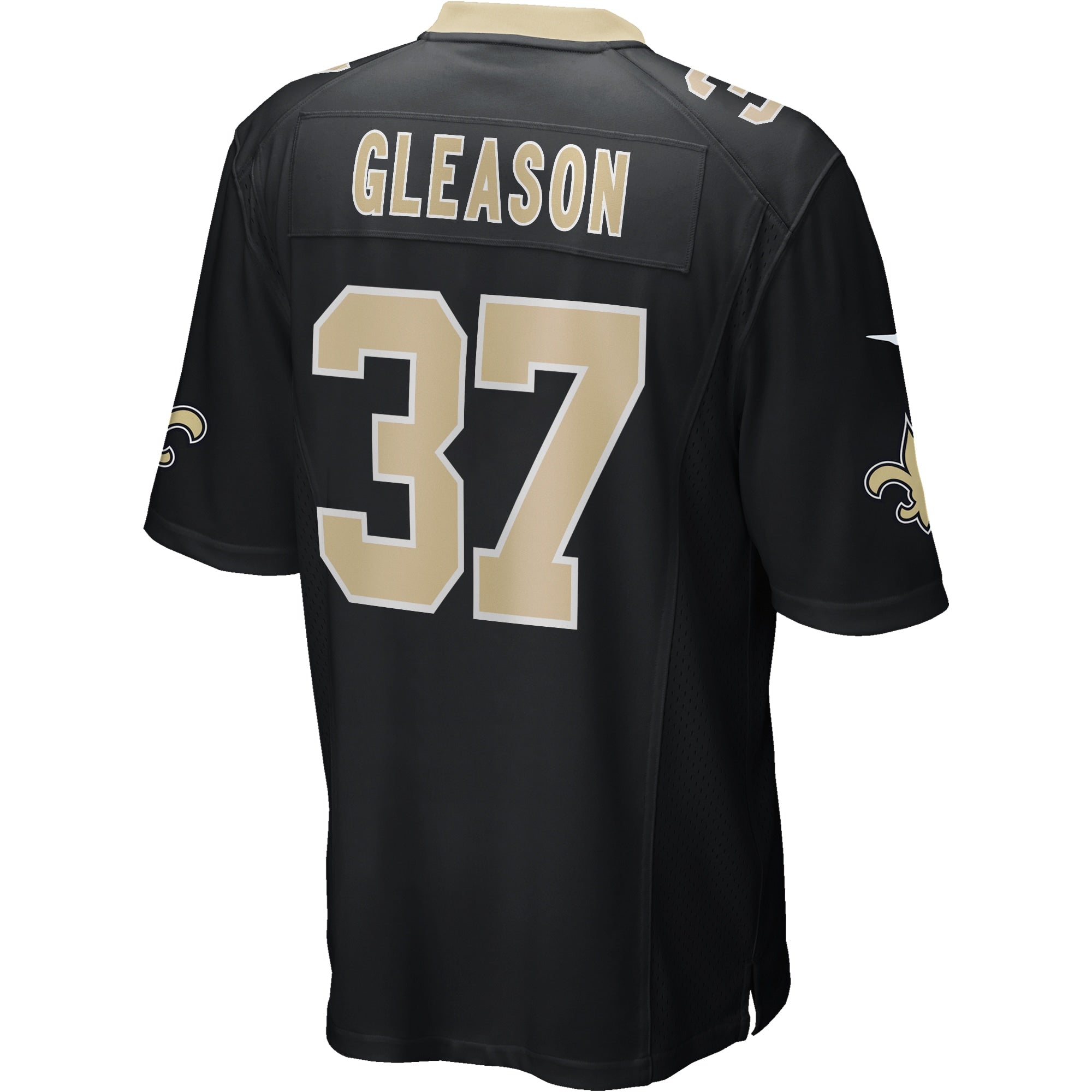 Steve Gleason New Orleans Saints Nike Game Retired   Jersey - Black