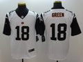 Men's Cincinnati Bengals A.J. Green #18 White Game Jersey1