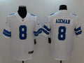 Men's Dallas Cowboys Troy Aikman #8 White Game Jersey1