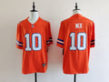 Men's Denver Broncos Bo Nix Jersey-Orange