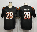 Men's Cincinnati Bengals Joe Mixon #28 Black Game Player Jersey1