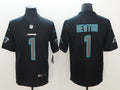 Men's Carolina Panthers Cam Newton #1 Black Game Player Jersey1