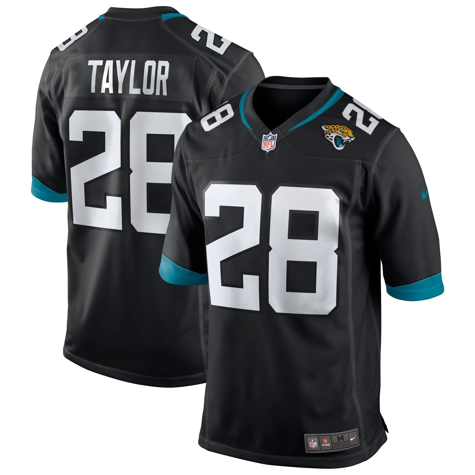 Fred Taylor Jacksonville Jaguars Nike Game Retired   Jersey - Black