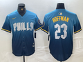 Men's Philadelphia Phillies Jeff Hoffman #23 Blue 2024 City Connect Limited Player Jersey1