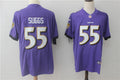 Men's Baltimore Ravens Terrell Suggs #55 Purple Game Jersey1