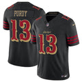 Men's Brock Purdy San Francisco 49ers  Black 2025 Rivalries Collection F.U.S.E. Limited Jersey