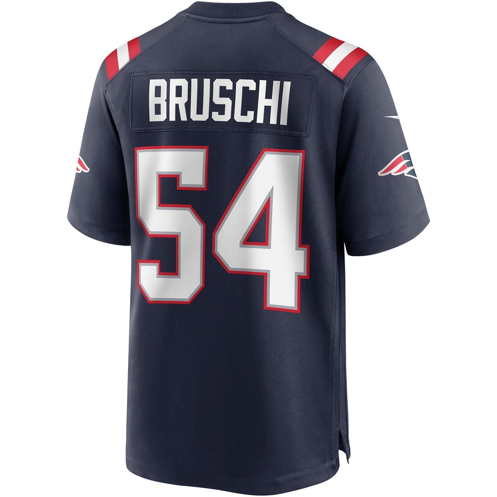 Tedy Bruschi New England Patriots Nike Game Retired   Jersey - Navy