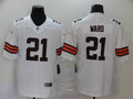 Men's Cleveland Browns Denzel Ward #21 White Game Jersey1
